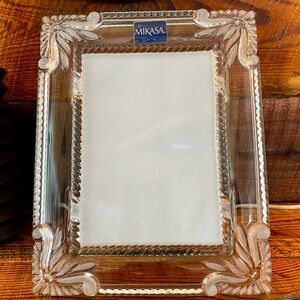 Mikasa Heavy Crystal Glass Picture Frame